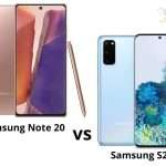 Samsung Note 20 vs S20